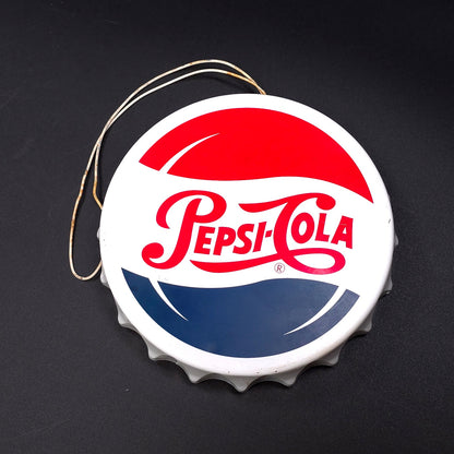 Vintage Pepsi-Cola Bottle Cap Hanging AM/FM Radio FOR PARTS