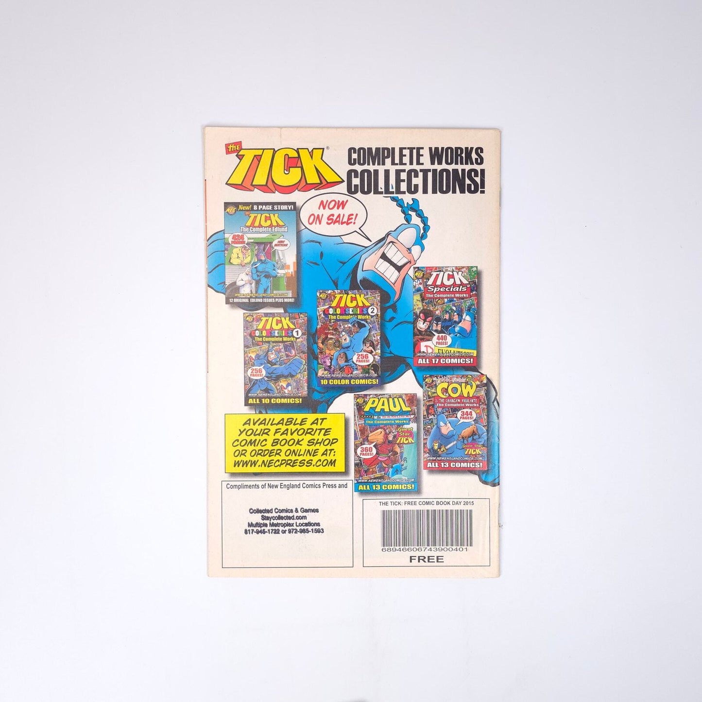 The Tick New England Comics Free Comic Book Day