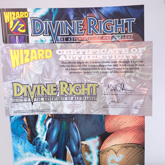 Devine Right #1/2 Wizzard Comics Comic Book Exclusive with Certificate