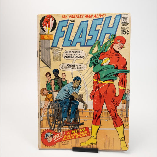 The Flash #201 DC Comics The Fastest Man Alive Comic Book