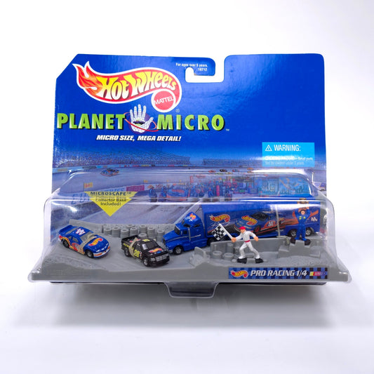 Sealed Hot Wheels Planet Micro Pro Racing 1/4 Series 1 Irvan Petty Mattel