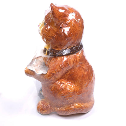 Sealed Dolomite CKAO Cat & Fish Cookie Jar Canister & Salt & Pepper Shakers