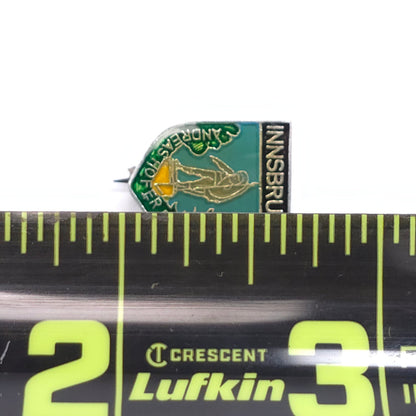 Vintage Innsbruck Andreas Hofer Denkmal Enamel Pinback Pin