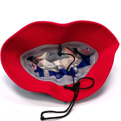 MLB Chicago Cubs Baseball Team Bucket Hat Top Logo New Ero W/ Chin Strap