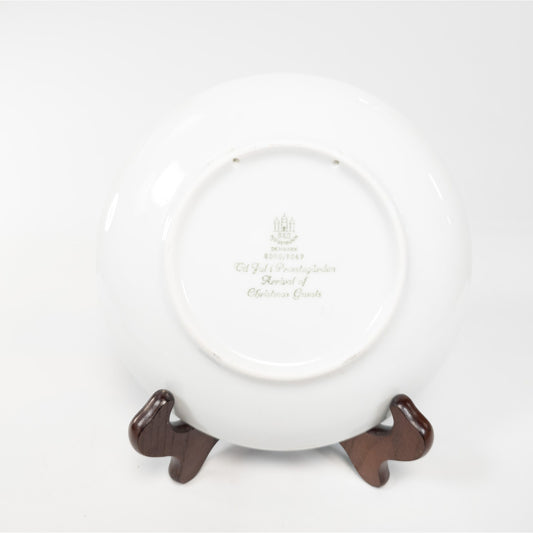 1969 Royal Copenhagen Denmark Christmas Plate Arrival of Christmas Guests