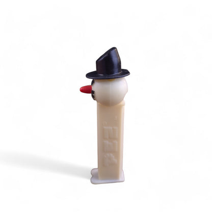 PEZ Snowman B Footed Candy Dispenser 1981 Retired White