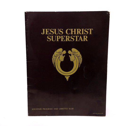 Vintage 1971 Jesus Christ Superstar Theater Program and Libretto