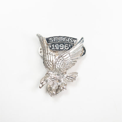 1996 Sturgis Metal Pin Back Eagle 3 Pins 2+ Ship FREE