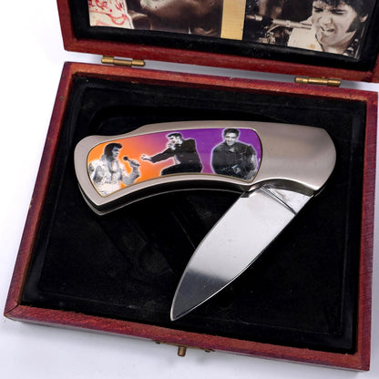 Elvis Presley Taking Care Of Business T.C.B Commemorative Packet Knife w/ Box