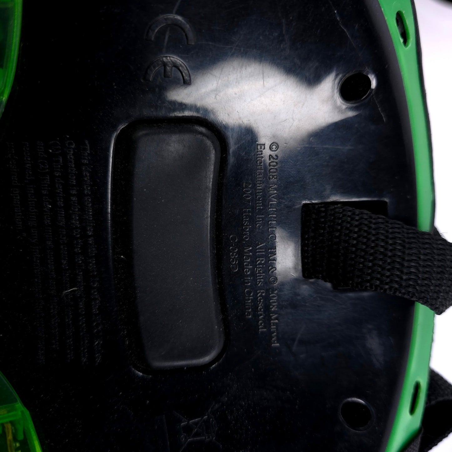 Vintage Incredible Hulk Light Up Face Mask 2008 Marvel