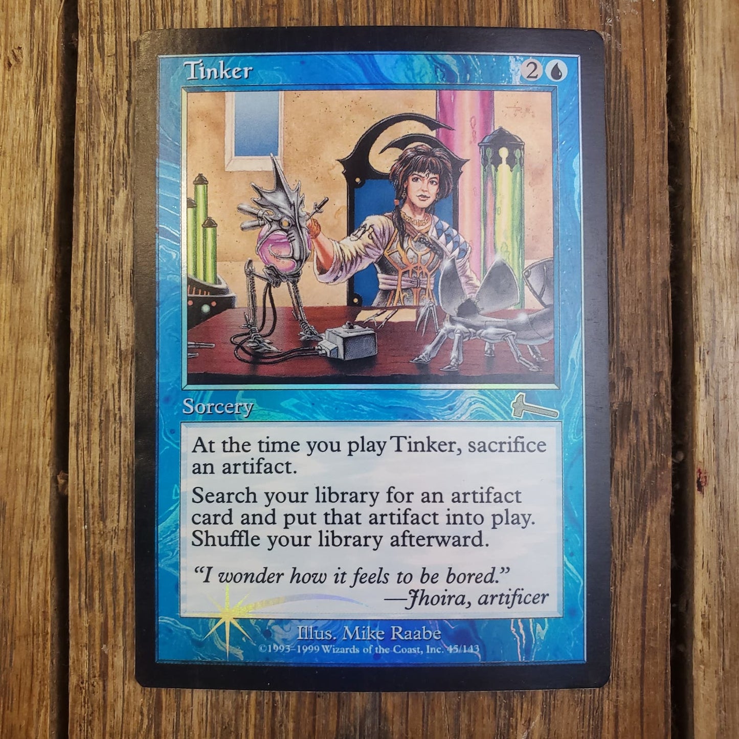 Foil Tinker 1999 Urza's Legacy MTG Magic The Gathering Card Game