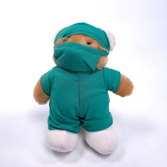 Vintage Dankin Plush Bear Doctor Surgeon