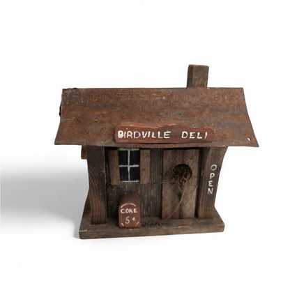 Rustic Birdville Deli Home Birdhouse Rustic Food Home Decor