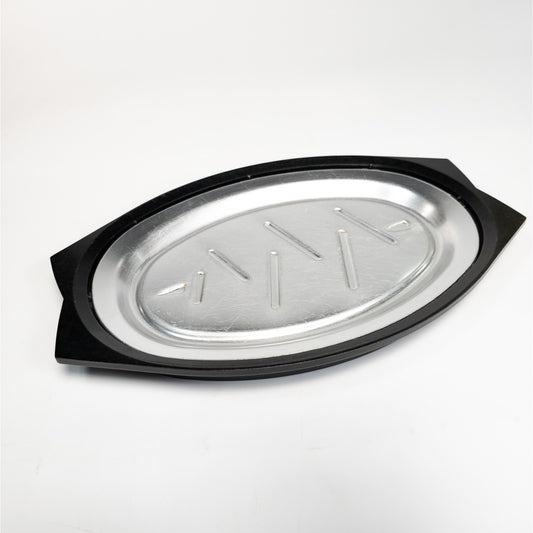 Nordic Ware Stainless Steel Sizzle Steak Platter & Holder NO 10B 510