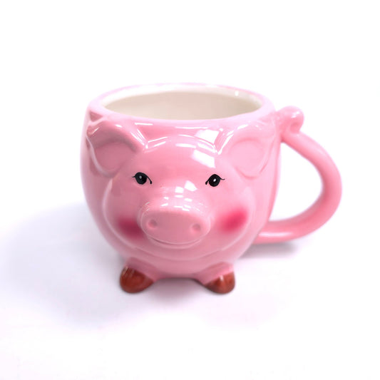 Ceramic Pink Pig Coffee Tea Mug Cup Dishwasher & Microwave Safe