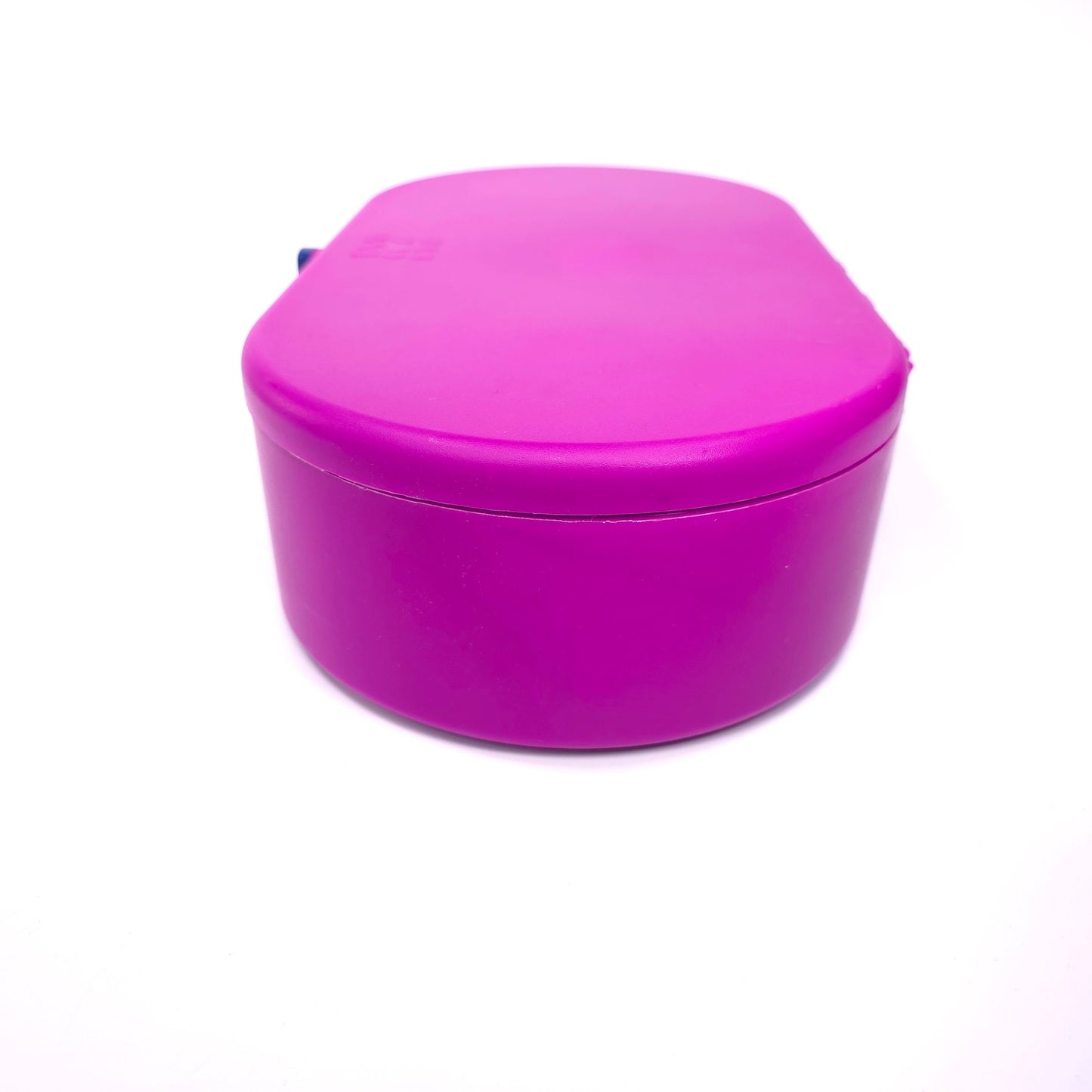 Vintage Caboodles Medium Cosmetic Makeup Jewelry Trinket Box w/ Mirror Purple