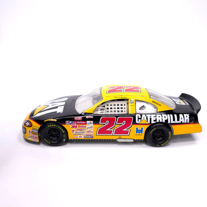 Vintage 2000 Hotwheels Mattel 1/24 Scale Nascar Caterpillar #22 Diecast Car