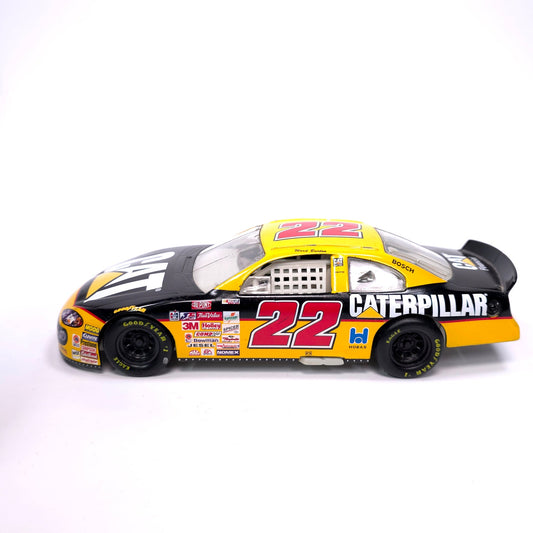 Vintage 2000 Hotwheels Mattel 1/24 Scale Nascar Caterpillar #22 Diecast Car