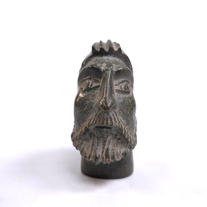 Vintage Hand Carved Greek / Roman Head Bust Figure