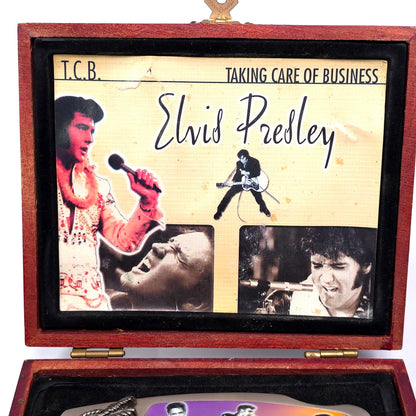 Elvis Presley Taking Care Of Business T.C.B Commemorative Packet Knife w/ Box