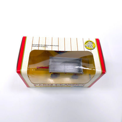 ERTL Farm Classics Flare Box Wagon 1/43 Scale Tractor Trailer Gray Red