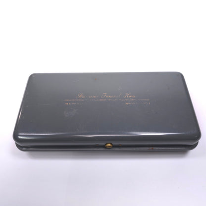 Vintage PN Co Metal Lock Box w/ Key Funeral Home