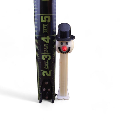 PEZ Snowman B Footed Candy Dispenser 1981 Retired White