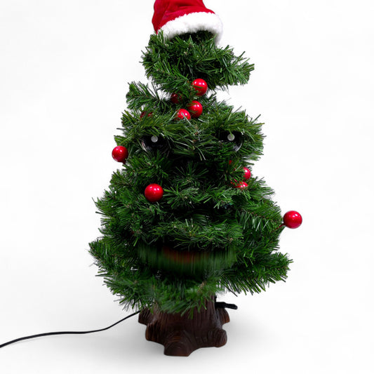 Vintage Gemmy Douglas Fir The Talking Christmas Tree Works