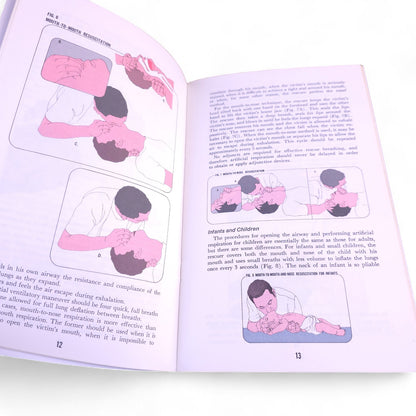 1974 Cardiopulmonary Resuscitation The American Red Cross Paperback Book