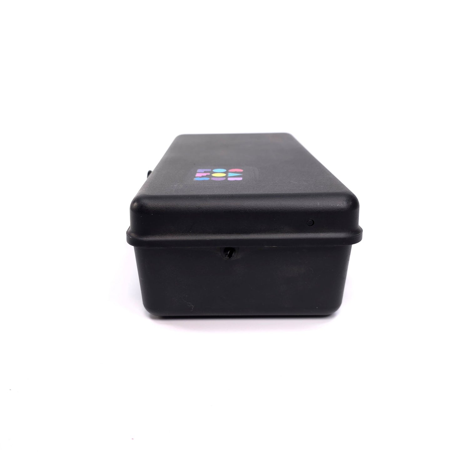 Vintage Caboodles Small Cosmetic Makeup Jewelry Trinket Box w/ Mirror Black