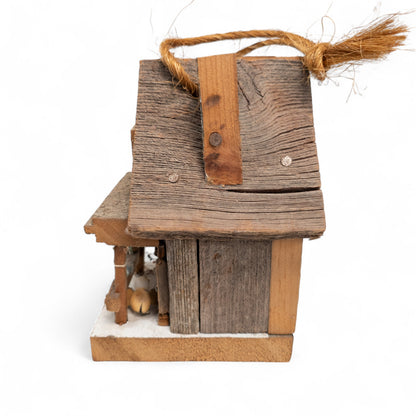 Rustic Phyllis' Hide-A-Way Home Birdhouse Rustic Decor