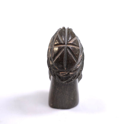 Vintage Hand Carved Greek / Roman Head Bust Figure