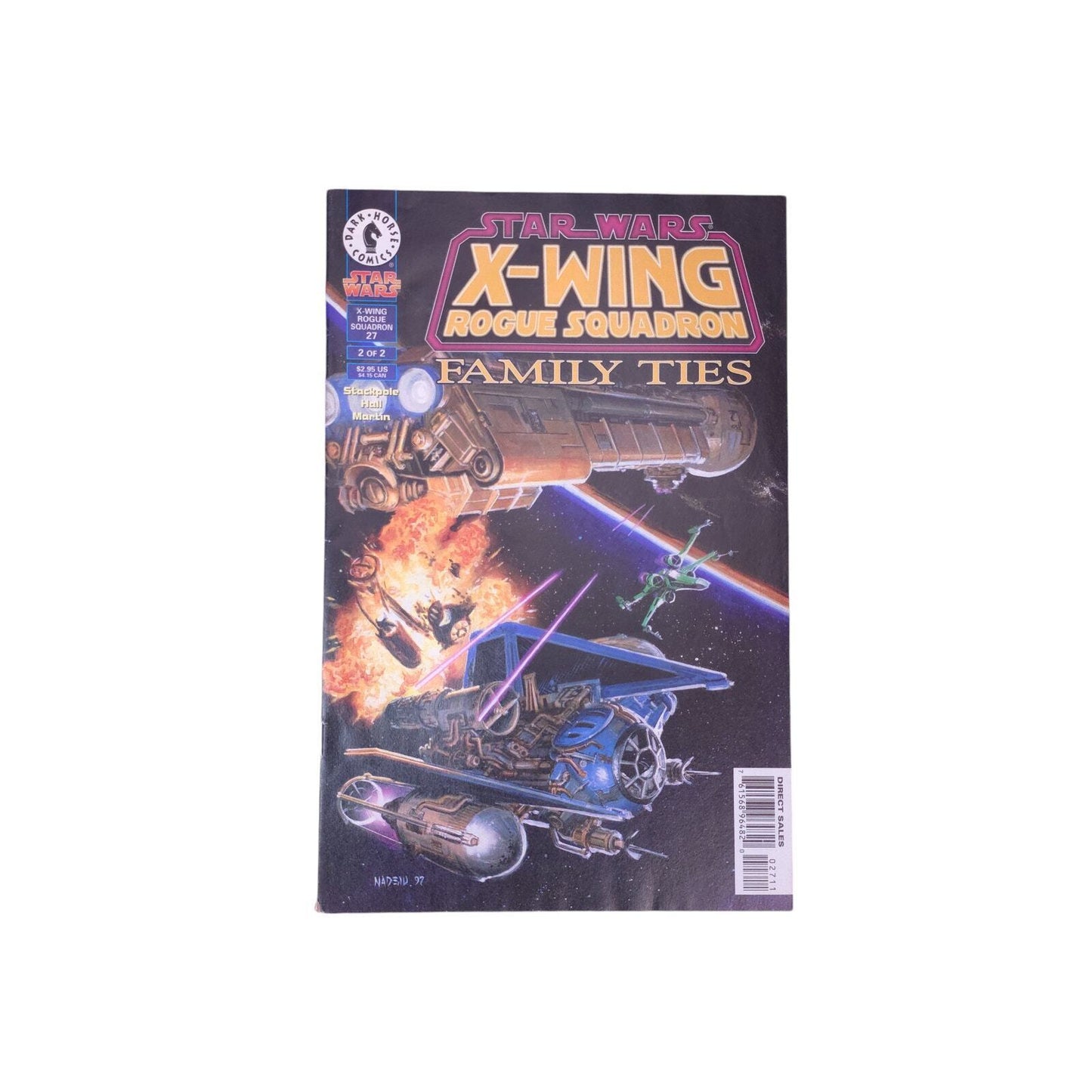 Star Wars X-Wing Rogue Squadron Family Ties #2 of 2 Dark Horse Comics