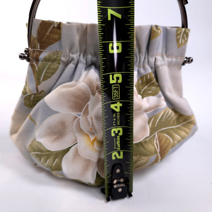 Abba Small Cloth Hand Bag Purse With Kiss Lock Made In Hawaii