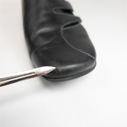 Clarks Leather Wedge Heel Business Casual Loafer Women's Size 8M