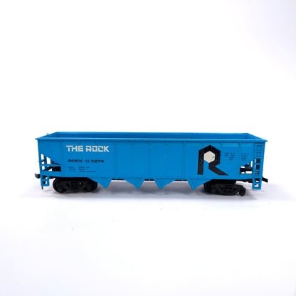 HO Scale The Rock 133274 Blue Open Top Train Car