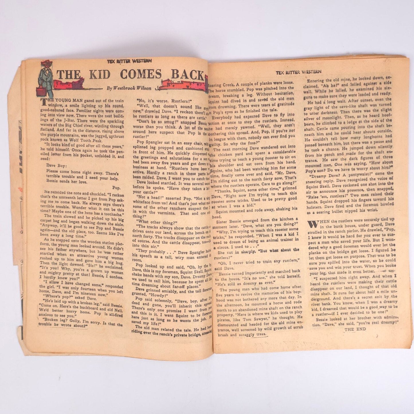 Tex Ritter Western #9 Fawcett 1952 Comic Book