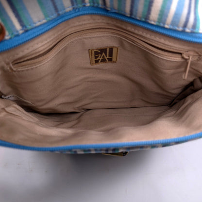 GAL Canvas Crossbody Shoulder Purse Bag 11 Compartments