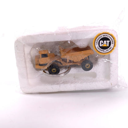 CAT Caterpillar Dump Truck Keychain Metal Diecast