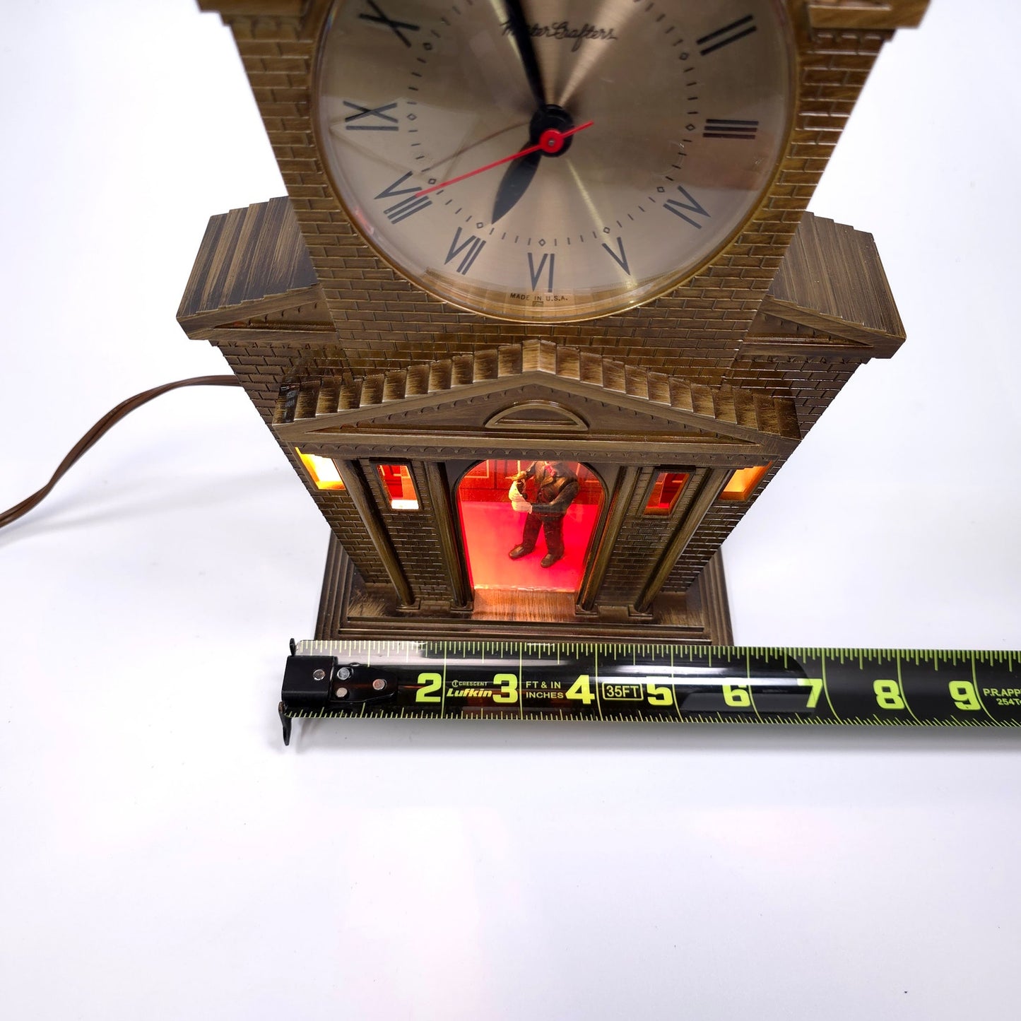 Vintage Mastercrafters Animated Moving Lifhted Church #560 w/ Steeple