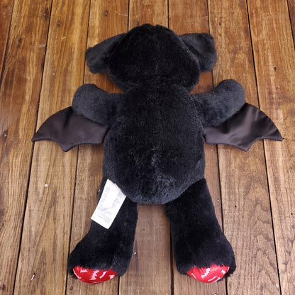 Build A Bear Boorific Black Vampire Bat Plush 06/15