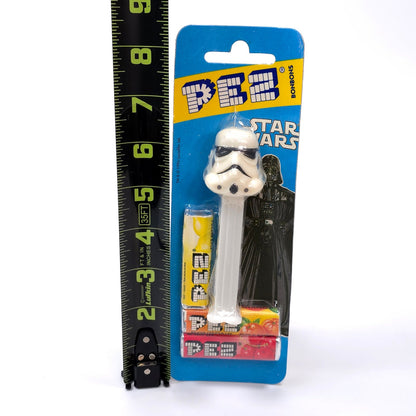 PEZ Storm Trooper Footed Candy Dispenser 2016 Blue Stripes Star Wars