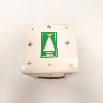 Hand Painted Glass Ball Ornament - Trim A Home - Winter Snow Scene