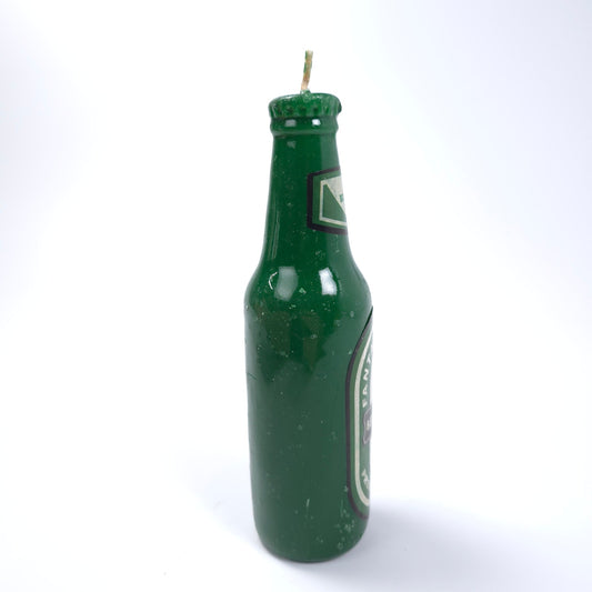 2004 Fantasy Beer Bottle Candle Green