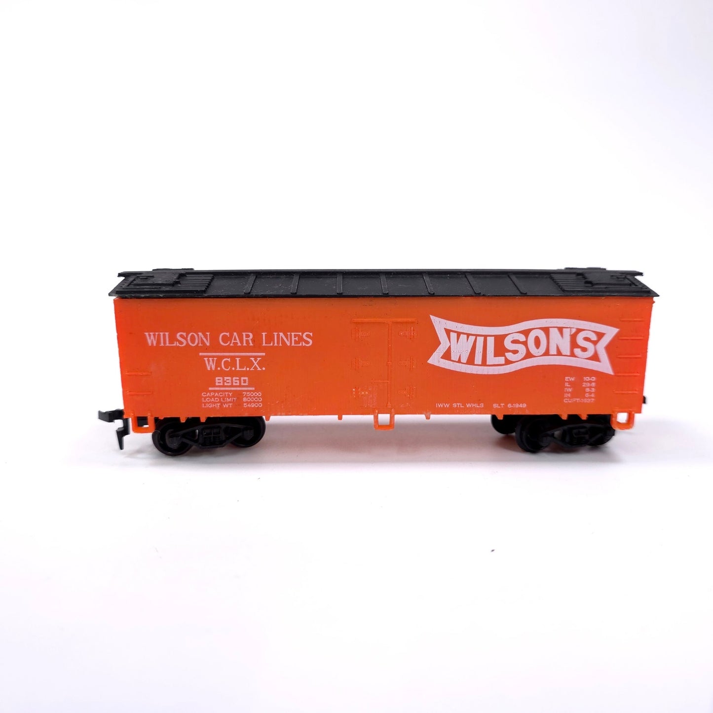 HO Scale Wilson's Car Lines WCLX 8360 Train Car