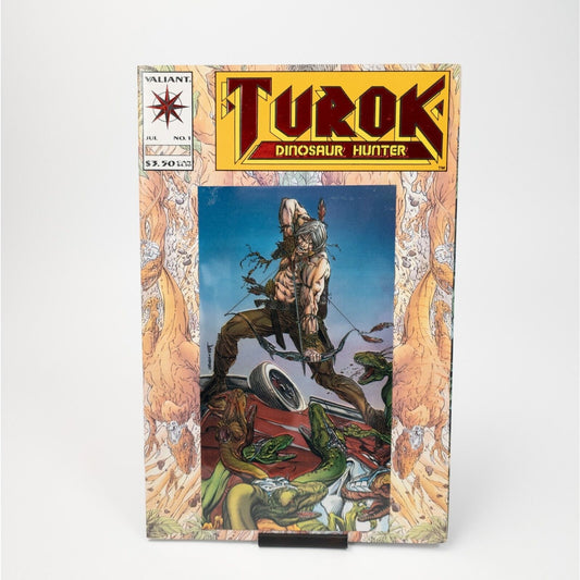 Turok Dinosaur Hunter #1 Valiant Comics Chromium Cover Comic Book