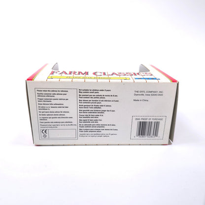 ERTL Farm Classics Flare Box Wagon 1/43 Scale Tractor Trailer Gray Red