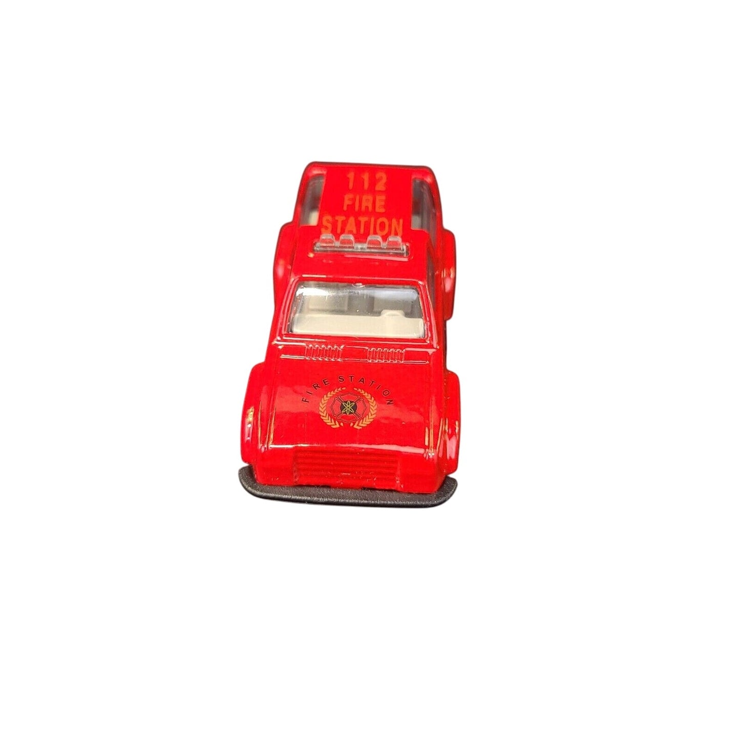 Vintage Fire Vehicle Truck 112 Fire Station Toy Car - Collectible