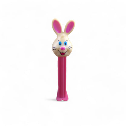 PEZ Easter Bunny E Footed Candy Dispenser 1999 Retired Pink