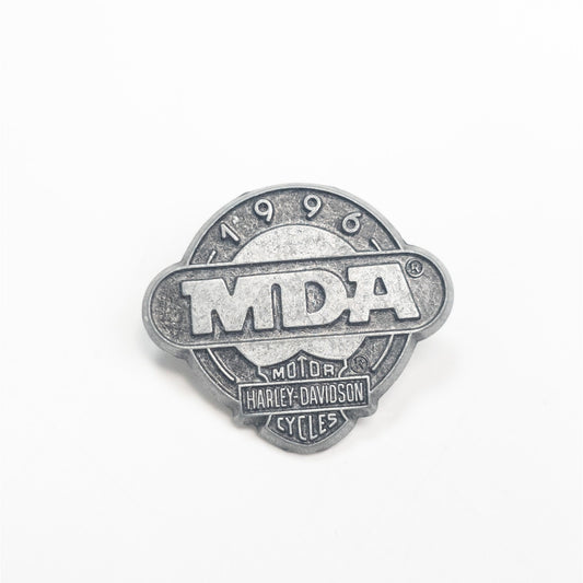Harley Davidson Motorcycles 1996 MDA Metal Pin Back 2+ Ship FREE